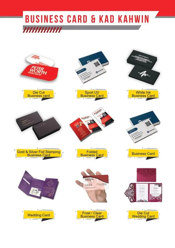 Print Business Card & Kad Kahwin Agent Price