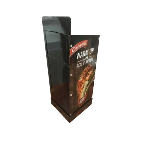 Corrugated Floor Stand POP Snack Shelf Printing in Malaysia