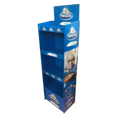 Cardboard Promotion Shelf, Floor Product Display Stand, Product Display Standee Rack, Point of Sales Display Rack, Pop Floor Display Stand, Point of Purchase Display,
