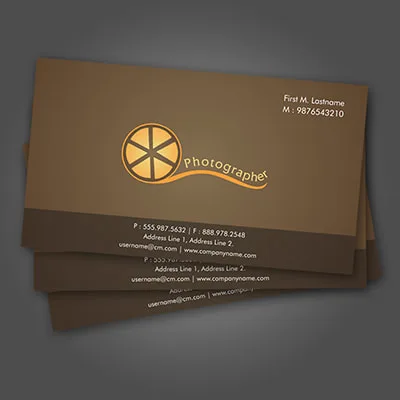 Frosted Clear Business Card with White Ink