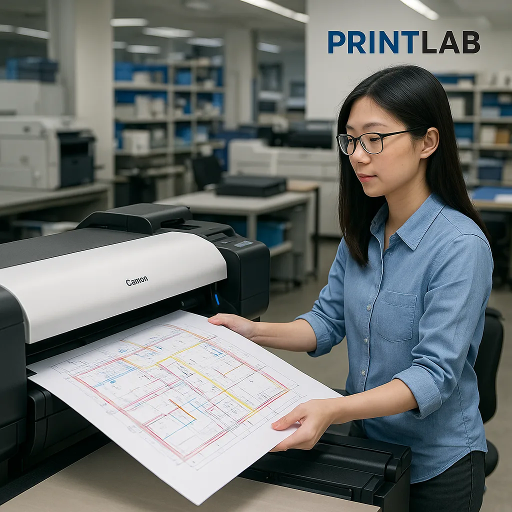 A1 Colour Plan Printing in Penang (Fast, Sharp & Professional)