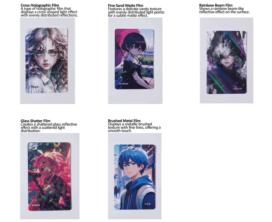 Digital anime card printing Malaysia with flexible quantity and quick turnaround