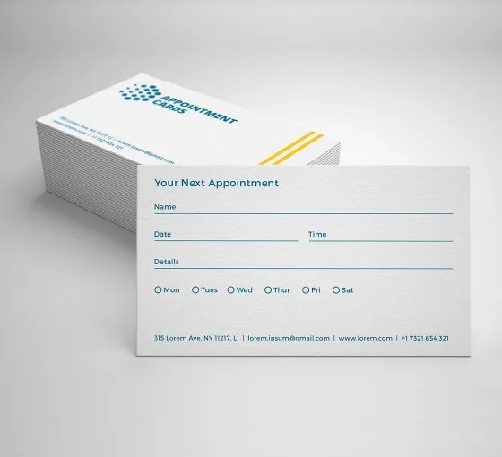 Appointment Card