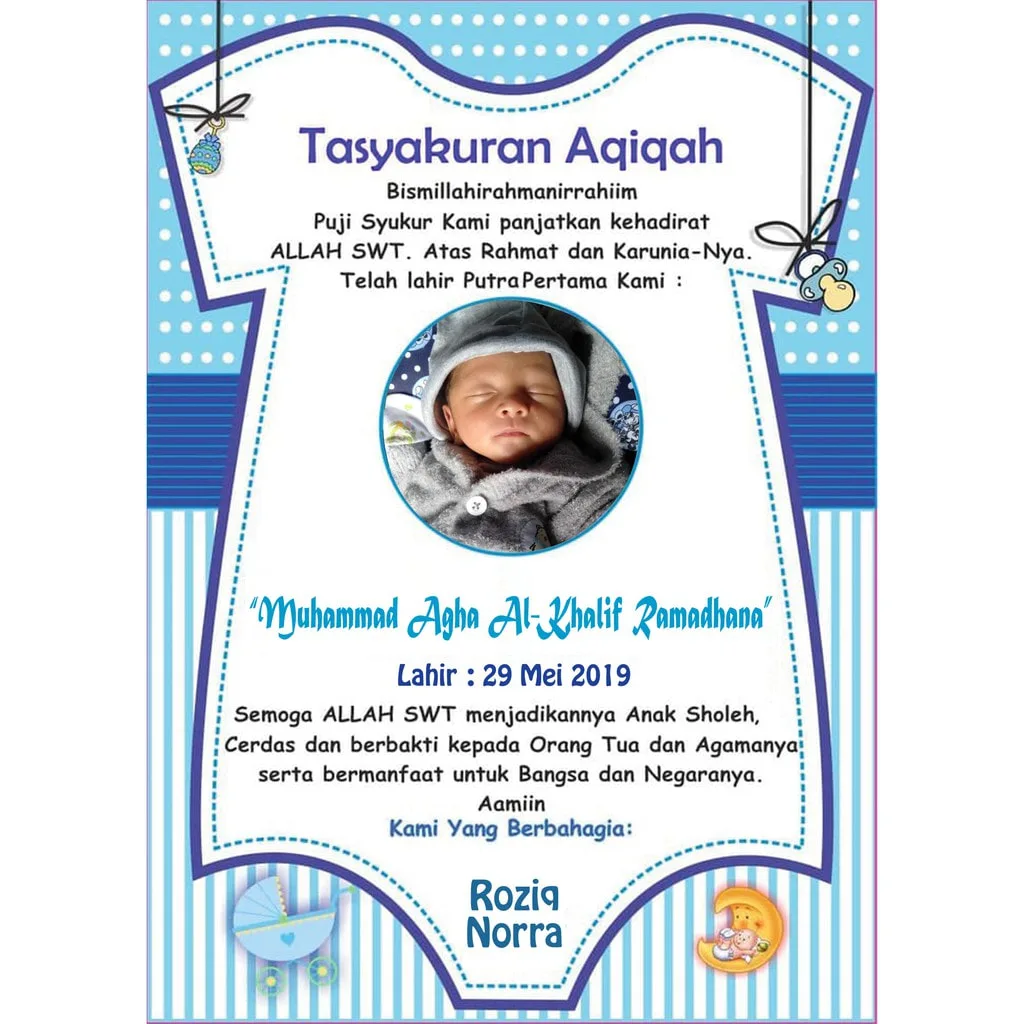 Promotional, Event Label Sticker, Sticker Harijadi, Sticker Akikah Printing