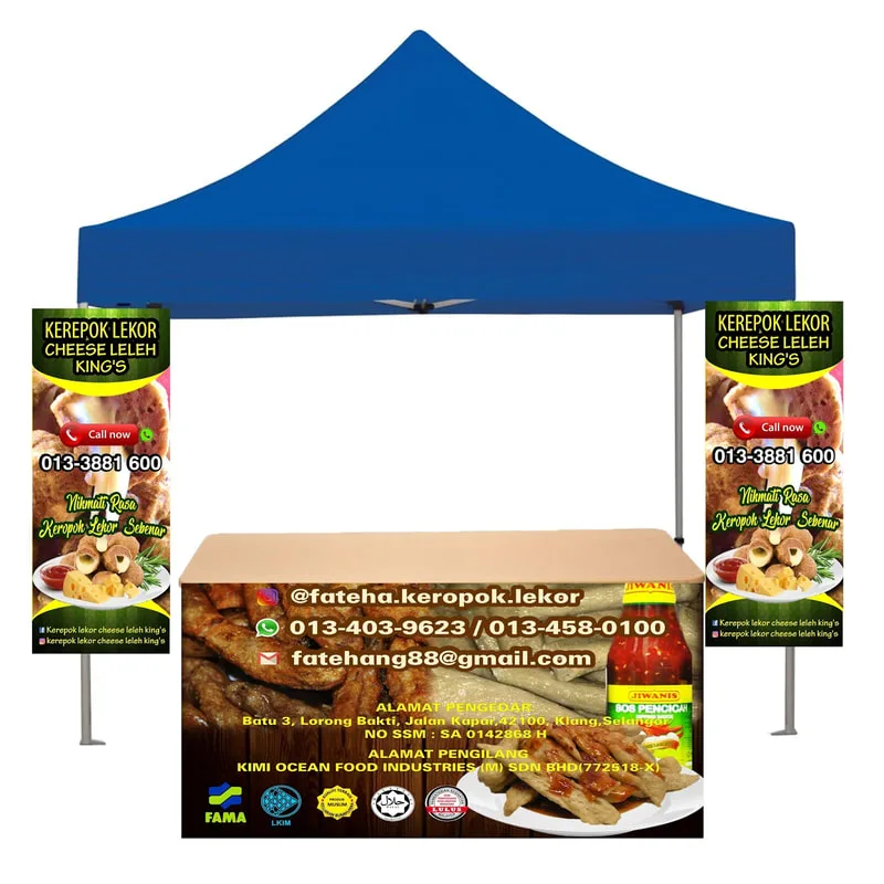 Banner Meja + Bunting Gantung