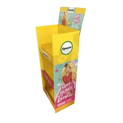 Cardboard Promotion Shelf, Floor Product Display Stand, Product Display Standee Rack, Point of Sales Display Rack, Pop Floor Display Stand, Point of Purchase Display,