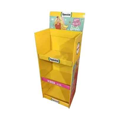 Cardboard Promotion Shelf, Floor Product Display Stand, Product Display Standee Rack, Point of Sales Display Rack, Pop Floor Display Stand, Point of Purchase Display,