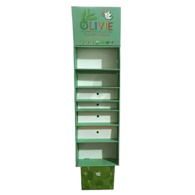 Cardboard Promotion Shelf, Floor Product Display Stand, Product Display Standee Rack, Point of Sales Display Rack, Pop Floor Display Stand, Point of Purchase Display,