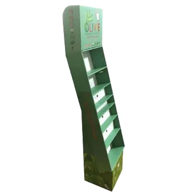 Cardboard Promotion Shelf, Floor Product Display Stand, Product Display Standee Rack, Point of Sales Display Rack, Pop Floor Display Stand, Point of Purchase Display,
