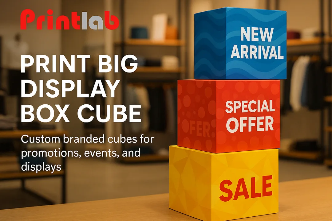 print Big Display Box Cube for event