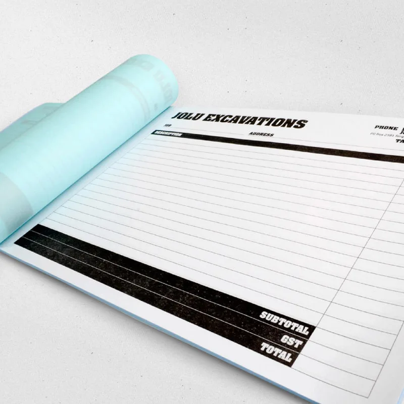 Bill Book Printing