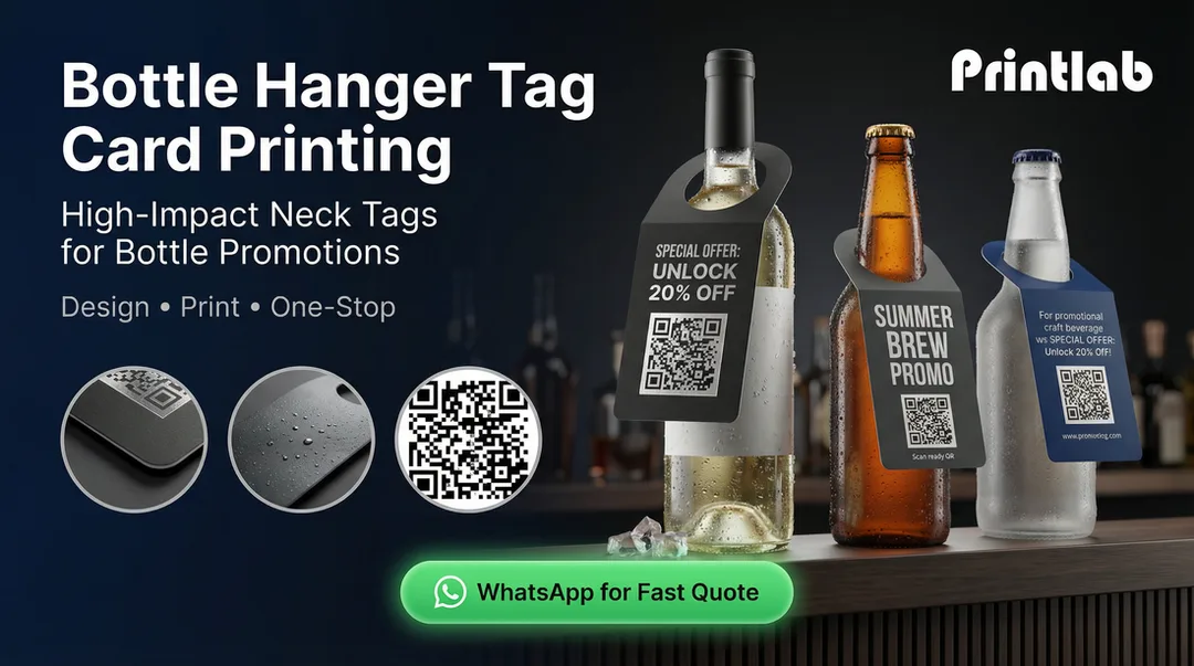 Bottle Hanger Tag Card Printing KL Malaysia