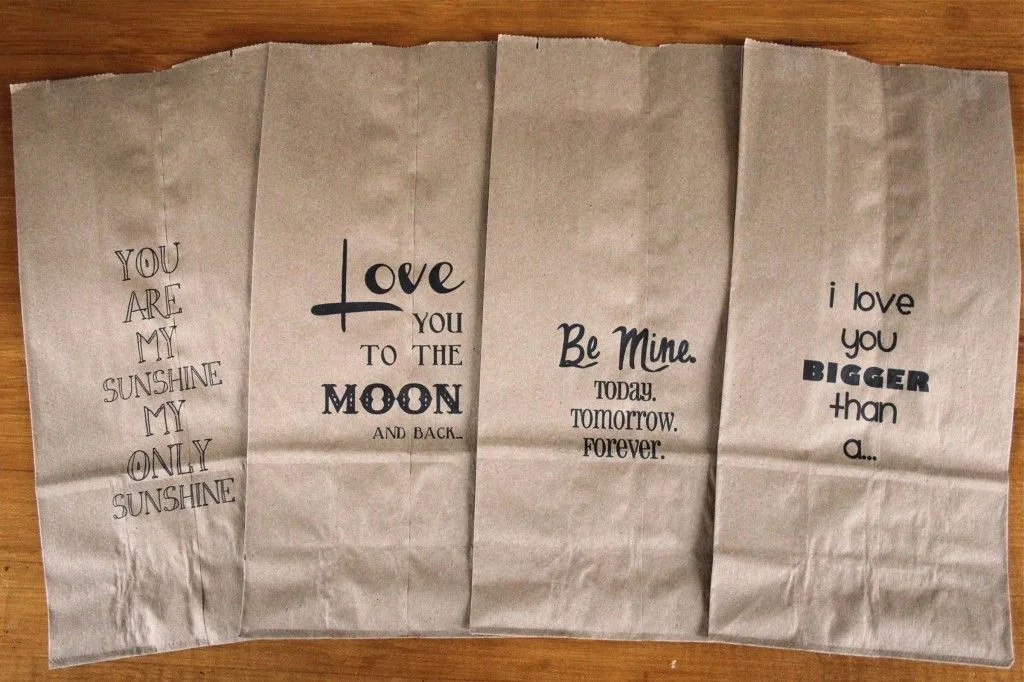 Print Kraft Paper Bag, Custom Design Brown Paper Bag