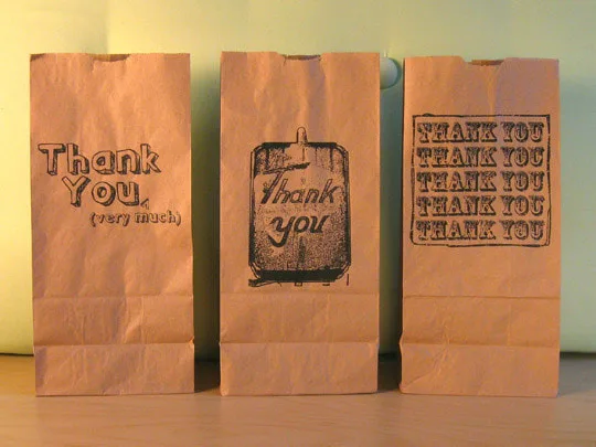 Print Kraft Paper Bag, Custom Design Brown Paper Bag