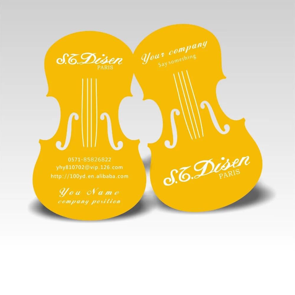 Custom Shape Name Card
