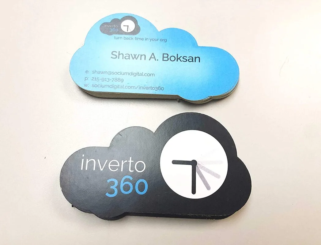 Custom Shape Name Card