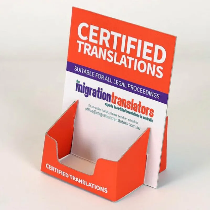 Business Card Holder Custom Size
