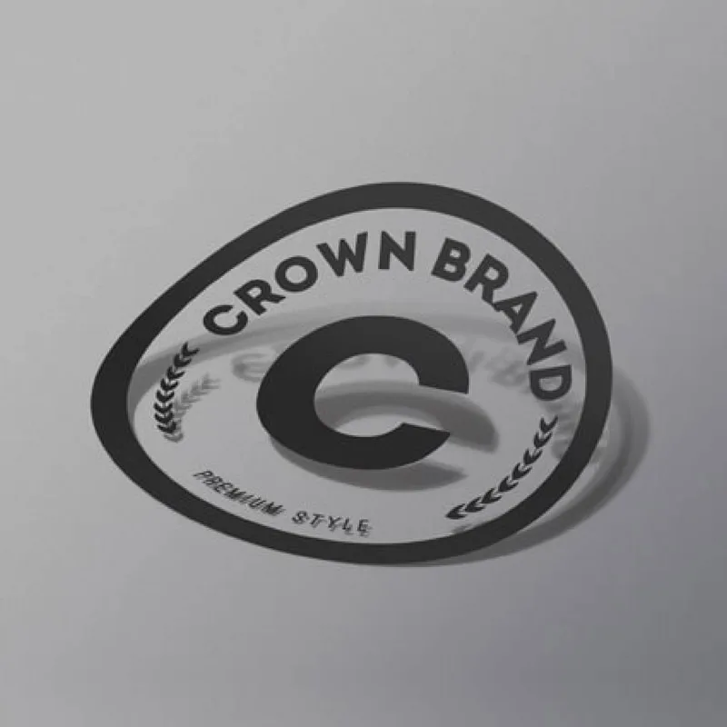 Business Logo Transparent Sticker