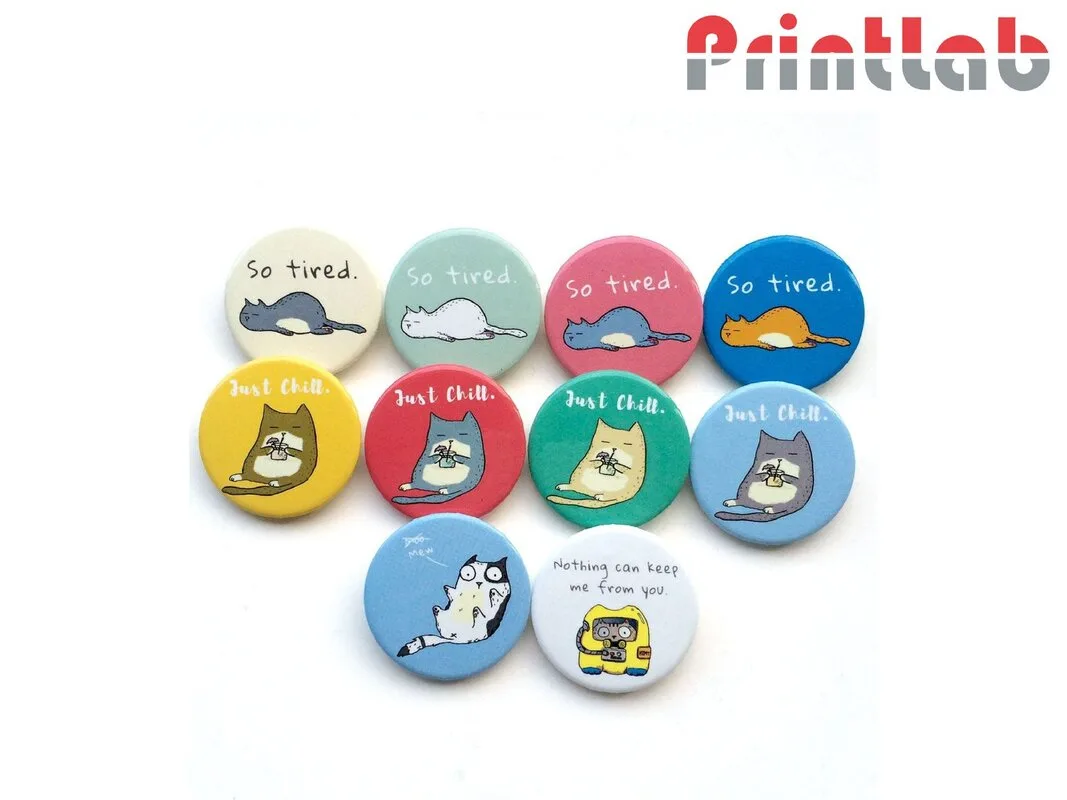 Print Button Badges