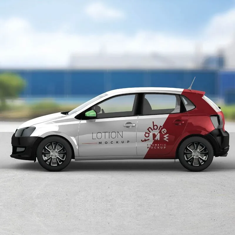 Print Car, Van, Truck, Lorry, Bus Wrapping Sticker, White Sticker Printing