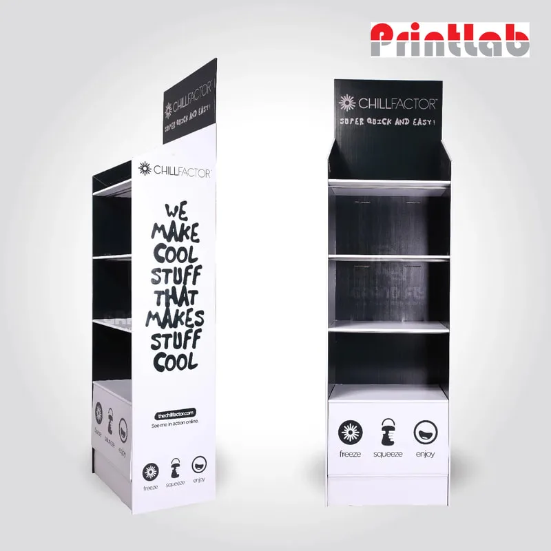 Cardboard Carton Floor Display Stands for Retail & Promotion in Malaysia