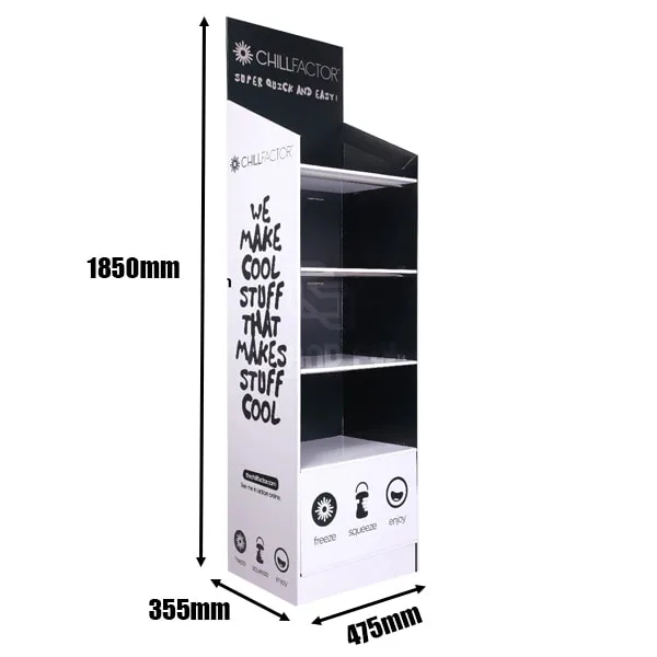 Cardboard Carton Floor Display Stands for Retail & Promotion in Malaysia