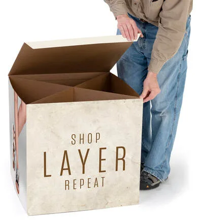 Cardboard Display Cube