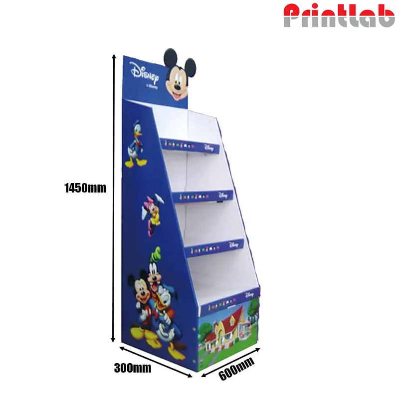 Cardboard Display Cabinet Stand Shelf Counter Printing in Malaysia