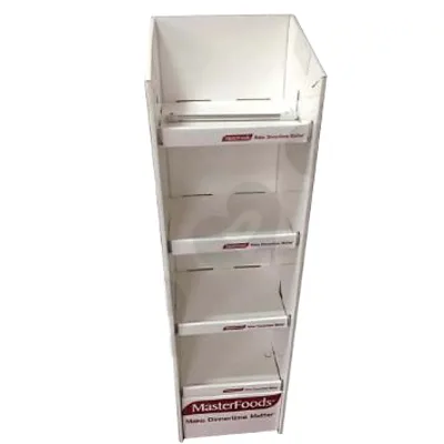 Cardboard Promotion Shelf, Floor Product Display Stand, Product Display Standee Rack, Point of Sales Display Rack, Pop Floor Display Stand, Point of Purchase Display,