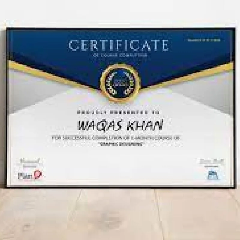 Full Colour Certificate Printing