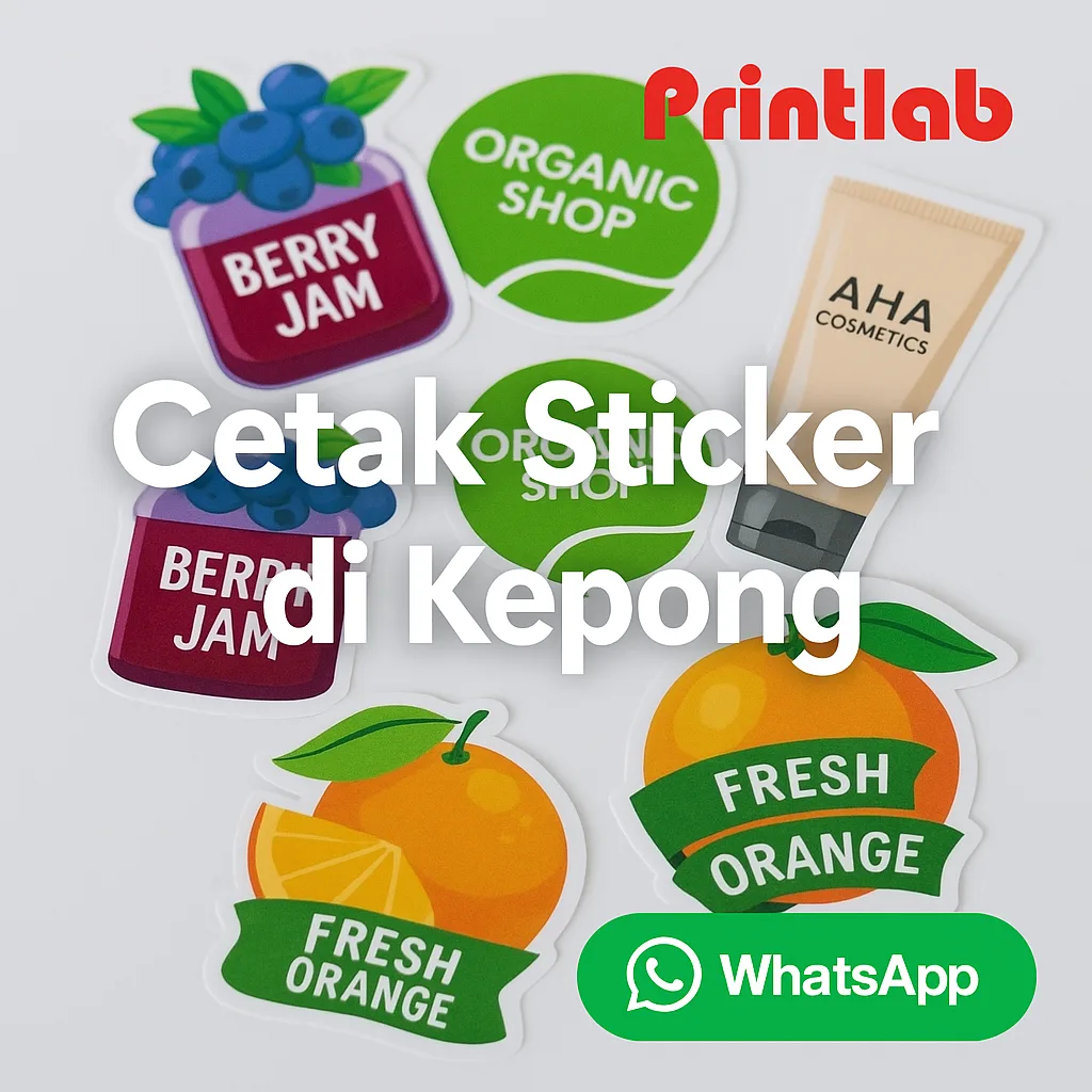 Cetak Sticker di Kepong – Potongan Custom, Warna Terang & Harga Berpatutan