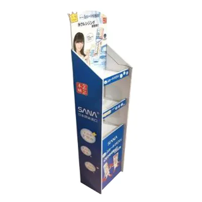 Custom Floor Display Stands for Cosmetics Printing in Malaysia