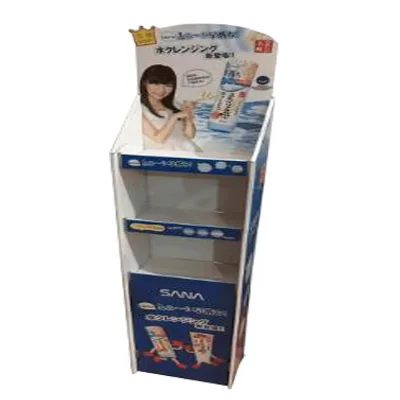 Custom Floor Display Stands for Cosmetics Printing in Malaysia