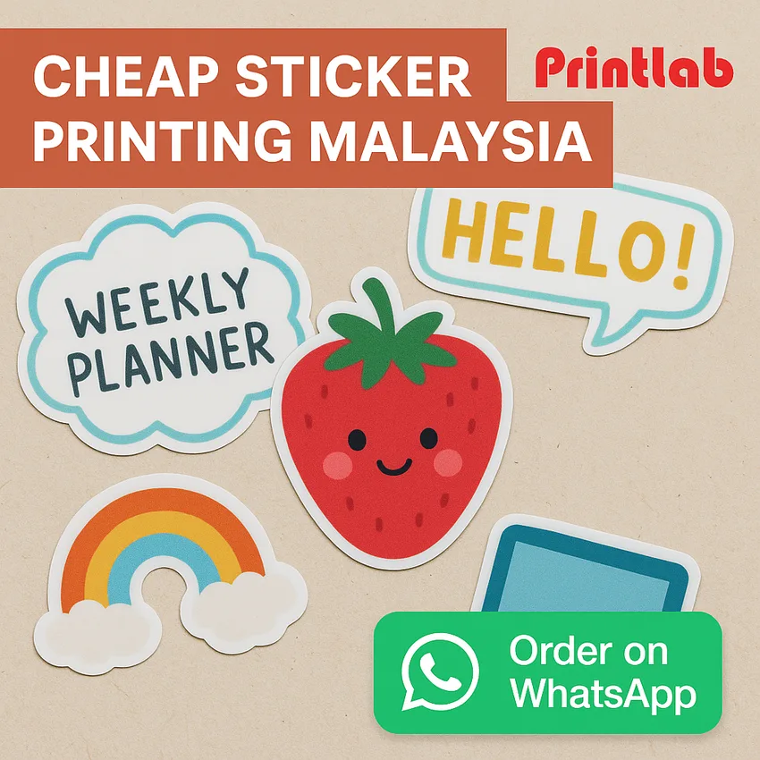 Cheap Sticker Printing Malaysia