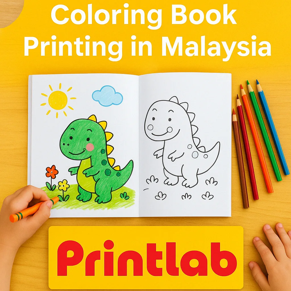 Children Coloring Book Printing in Malaysia