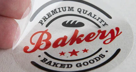 Print Transparent Sticker, Translucent Sticker Label