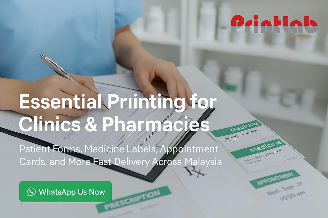 Clinic Pharmacy Essential Printing Services in Malaysia