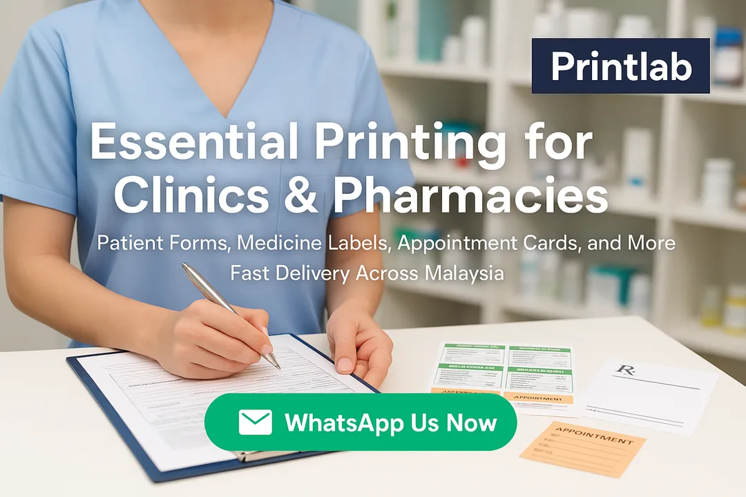 Clinic Pharmacy Essential Printing Services in Malaysia