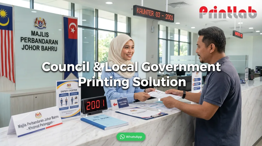 Council & Local Government Printing Malaysia Safety Sign, Poster, Bill Book Printlab