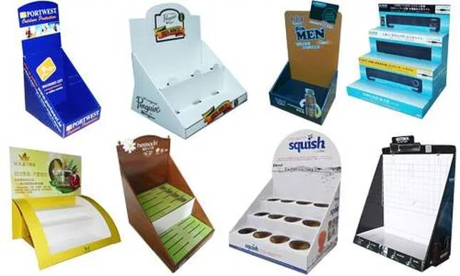 Counter Display Stand Printing, Rak Display Produk