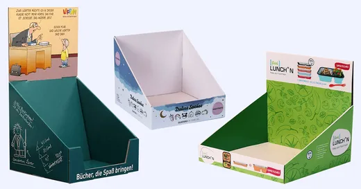 Counter Display Stand Printing, Rak Display Produk