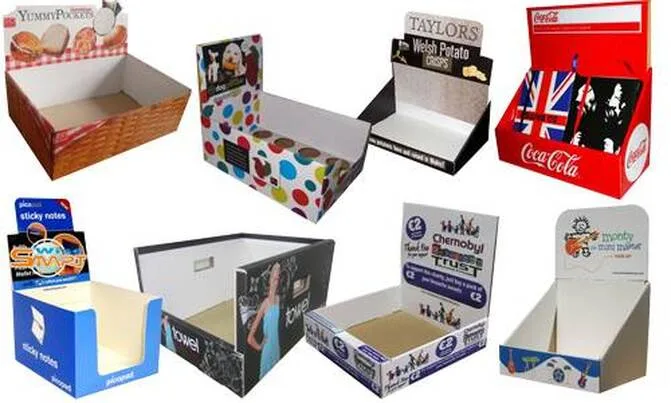 Counter Display Stand Printing, Rak Display Produk
