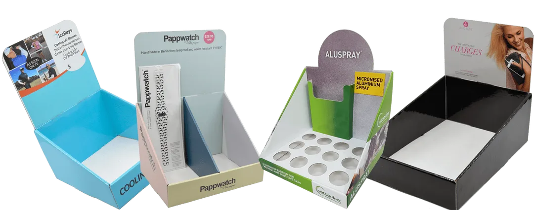 Counter Display Stand Printing, Rak Display Produk