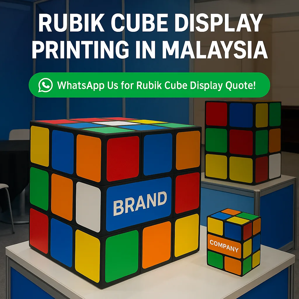 Creative Rubik Cube Display Printing in Malaysia