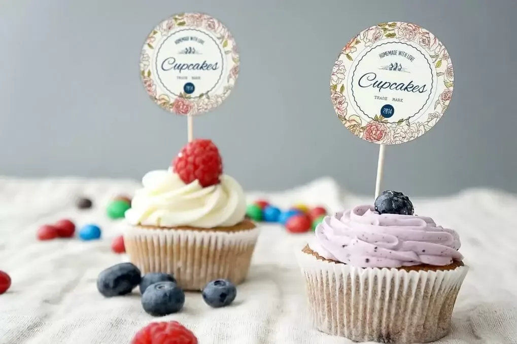 Custom cake topper with personalised name and design for birthday and celebration cakes in Malaysia