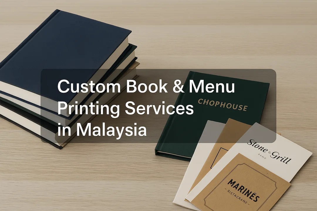 Custom Book & Menu Printing Services in Malaysia