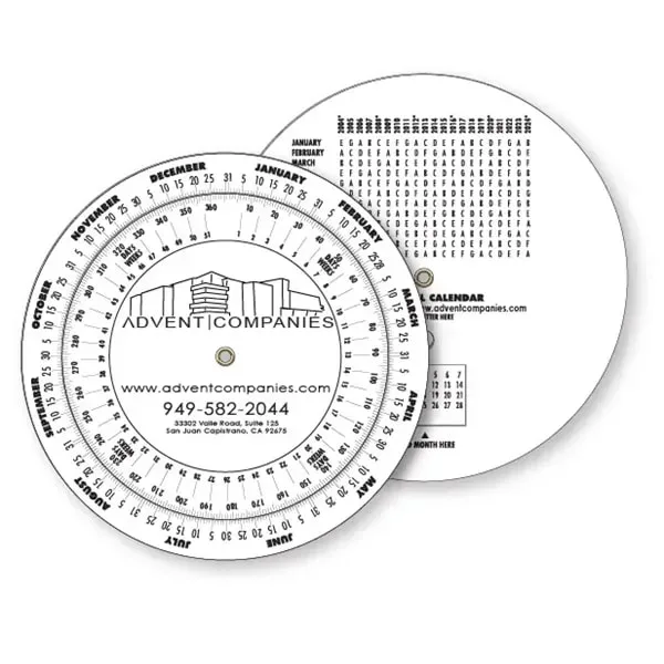 Personalized Calendar Wheels Printing
