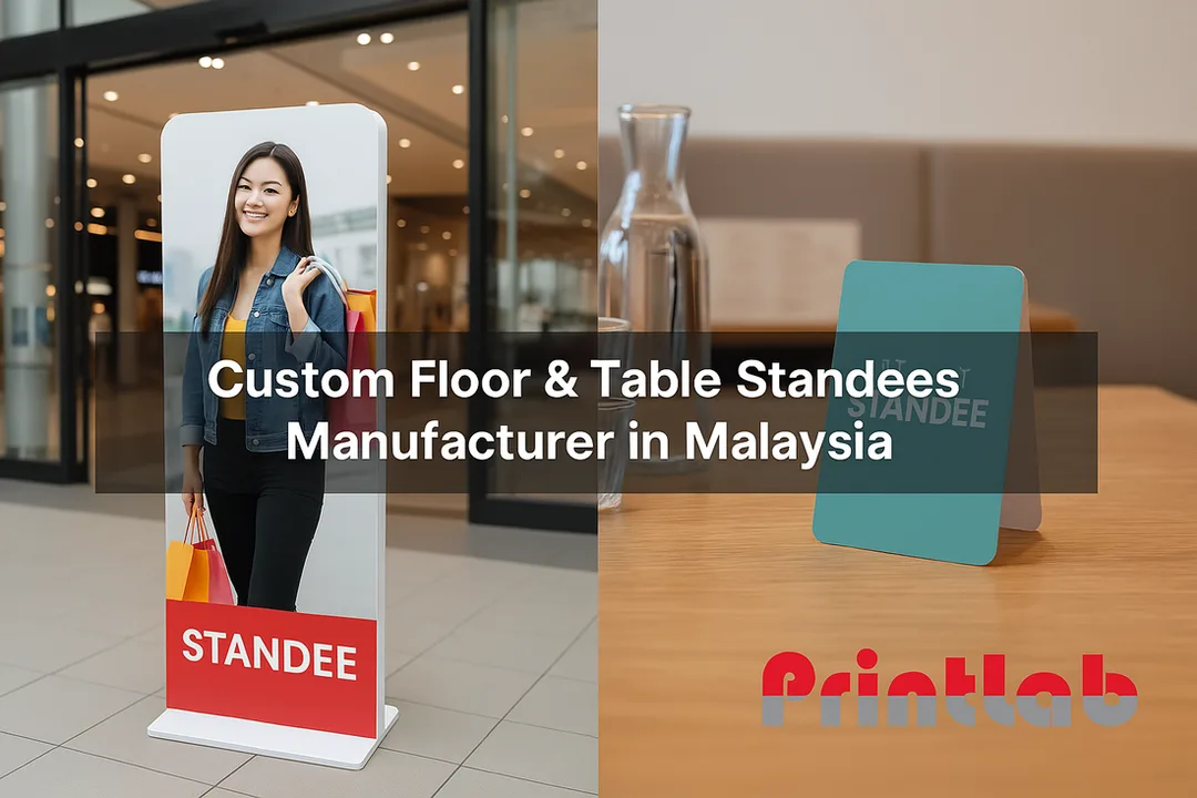 Custom Floor & Table Standees Manufacturer in Malaysia