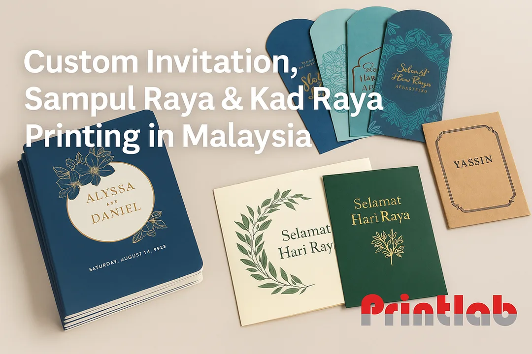 Custom Invitation, Sampul Raya & Kad Raya Printing in Malaysia