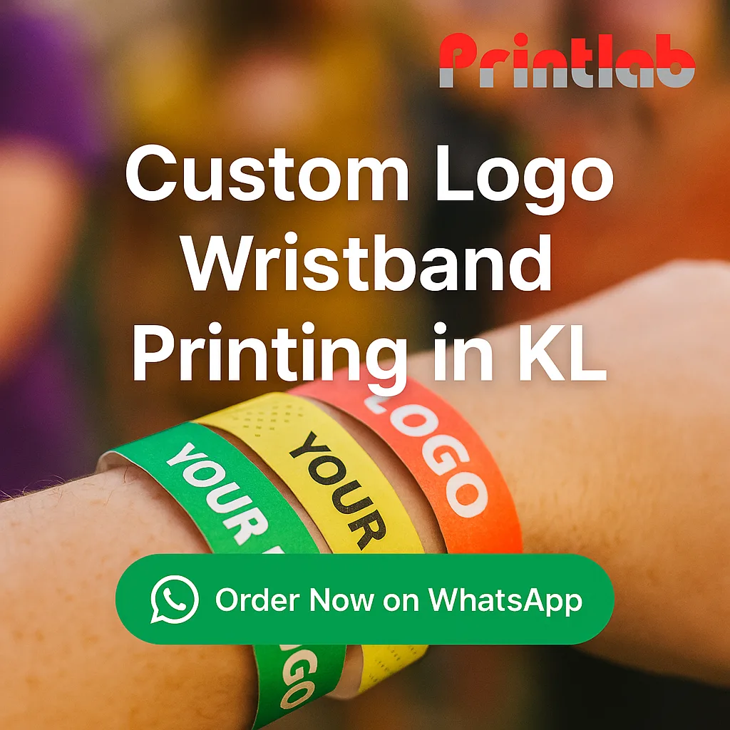 Custom Logo Wristband Printing in Kuala Lumpur
